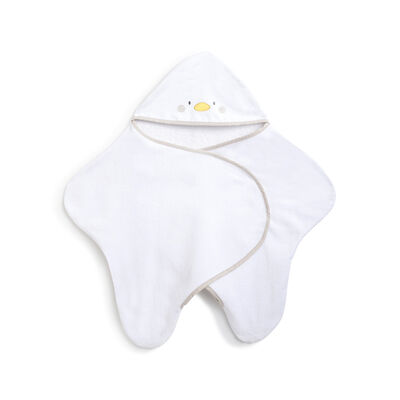 Infants White Woven Bathwrap
